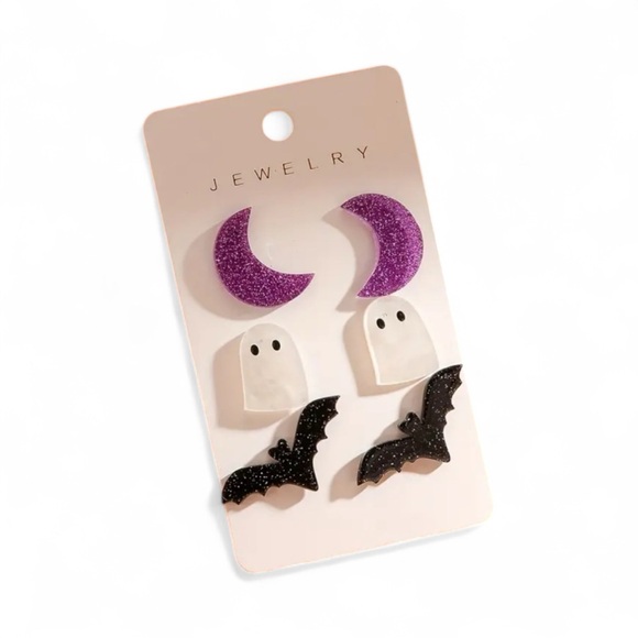 Whimsy_and_Rose Jewelry - Halloween Earrings ~ Set of 3